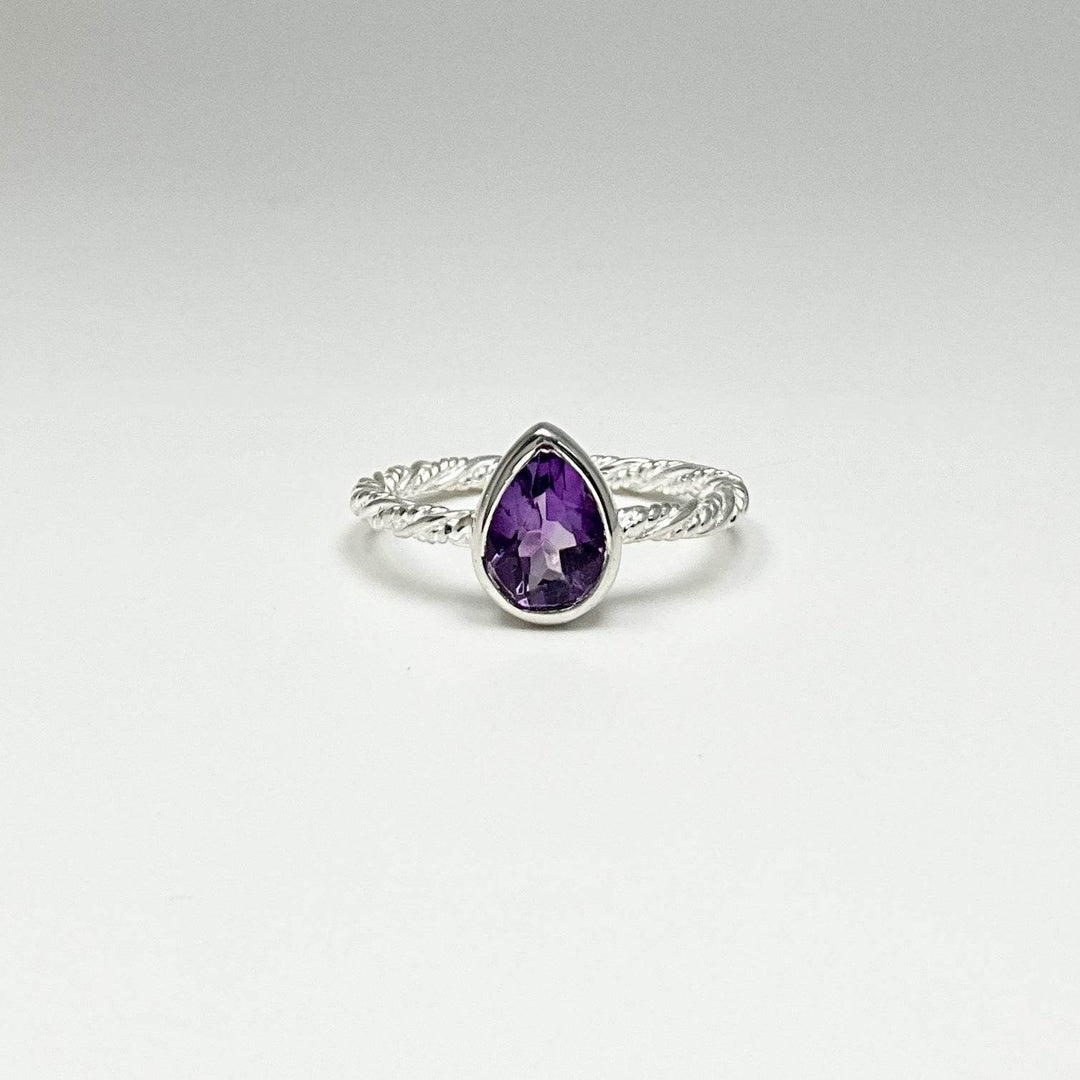 Amethyst Ring-Rocks and Gems Canada