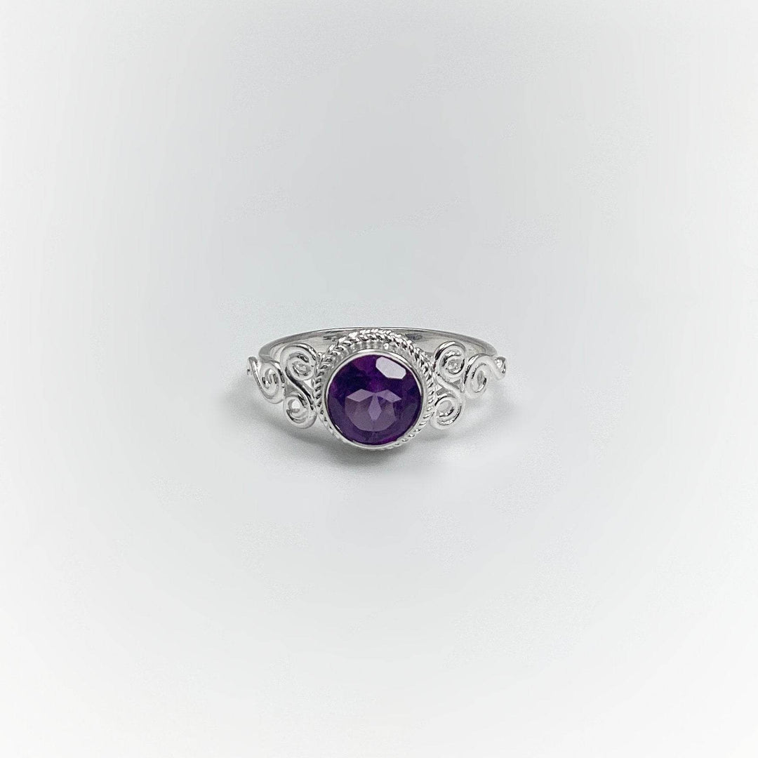 Amethyst Ring-Rocks and Gems Canada