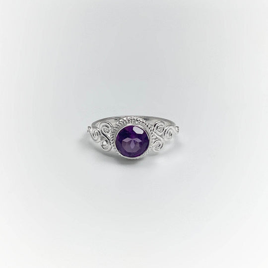 Amethyst Ring-Rocks and Gems Canada