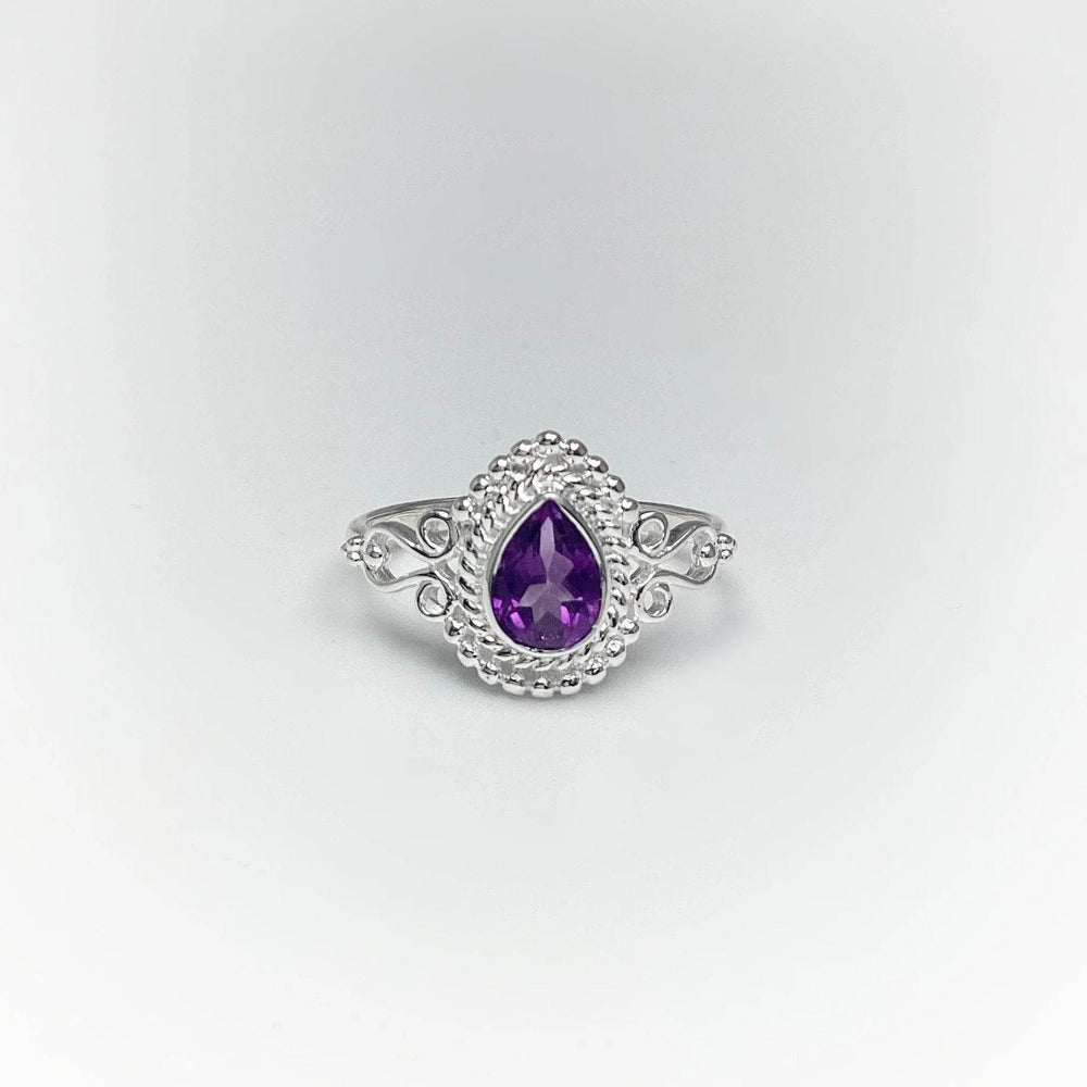 Amethyst Ring-Rocks and Gems Canada