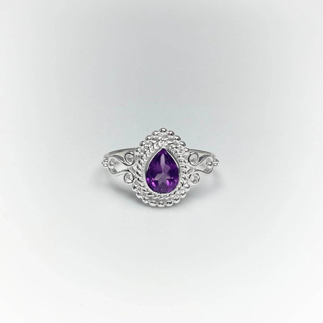 Amethyst Ring-Rocks and Gems Canada