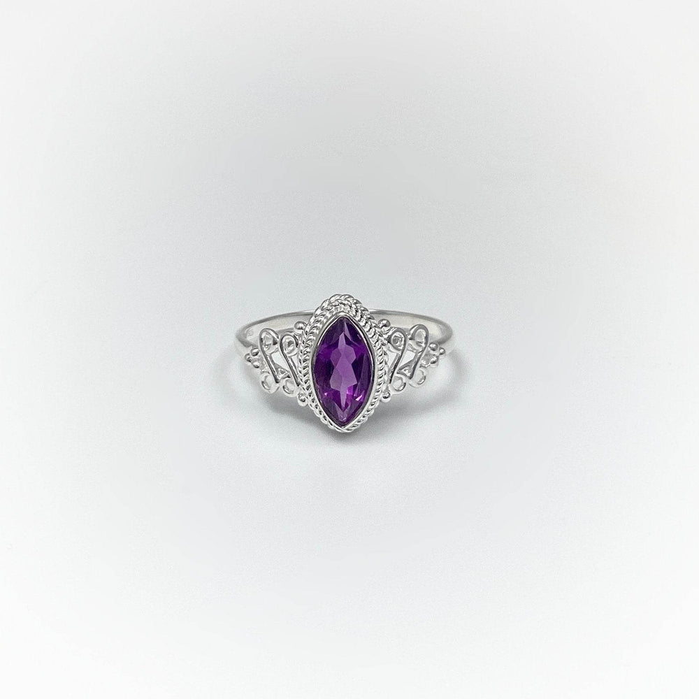 Amethyst Ring-Rocks and Gems Canada