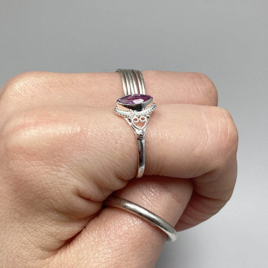 Amethyst Ring-Rocks and Gems Canada