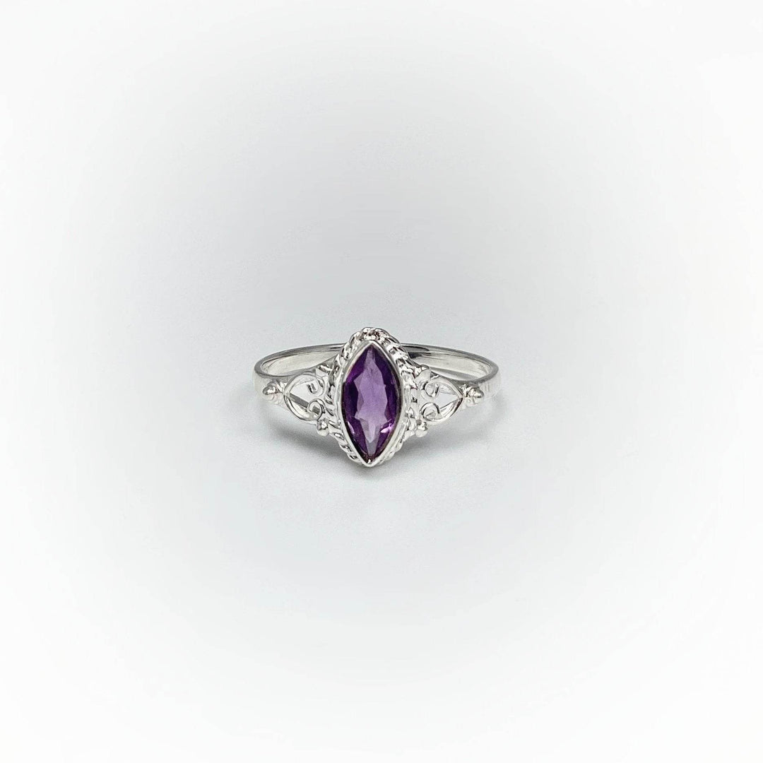 Amethyst Ring-Rocks and Gems Canada
