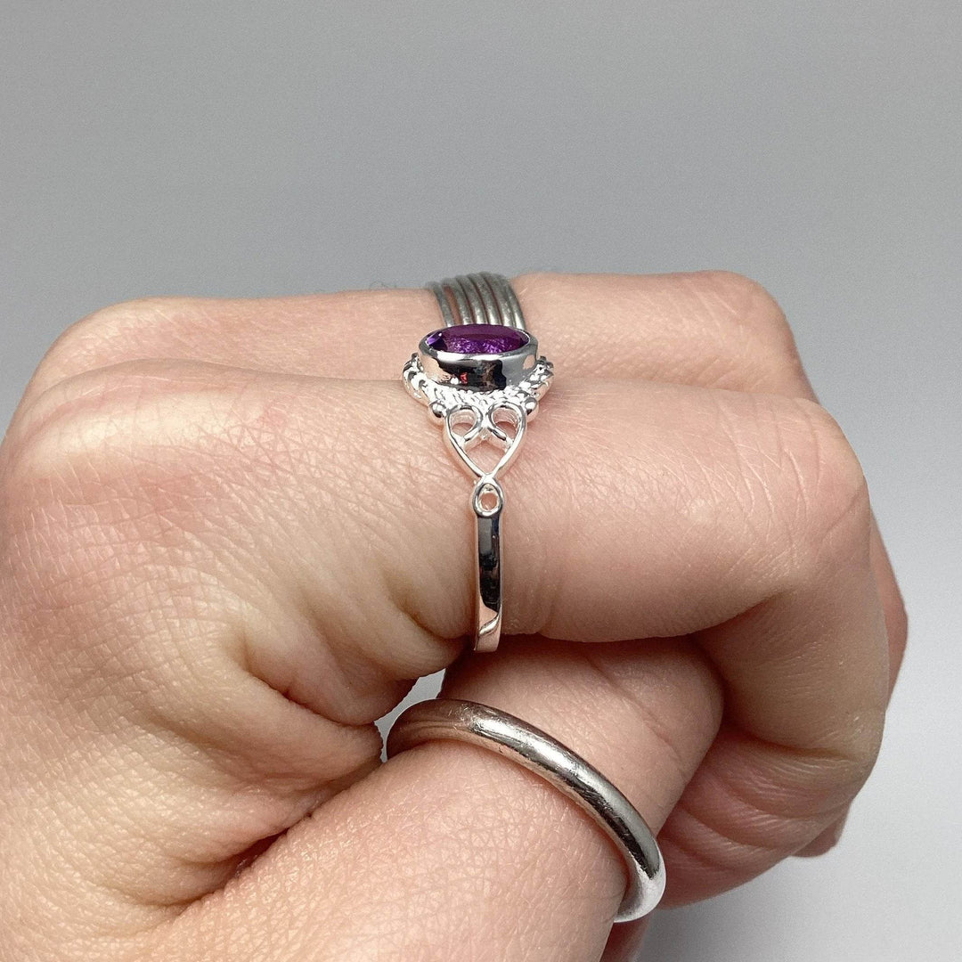 Amethyst Ring-Rocks and Gems Canada
