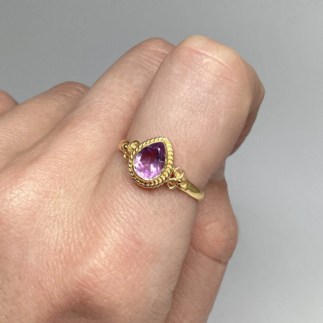 Amethyst Ring-Rocks and Gems Canada