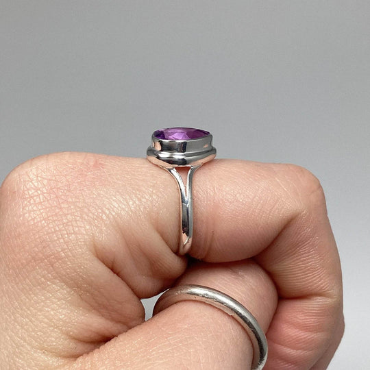 Amethyst Ring-Rocks and Gems Canada