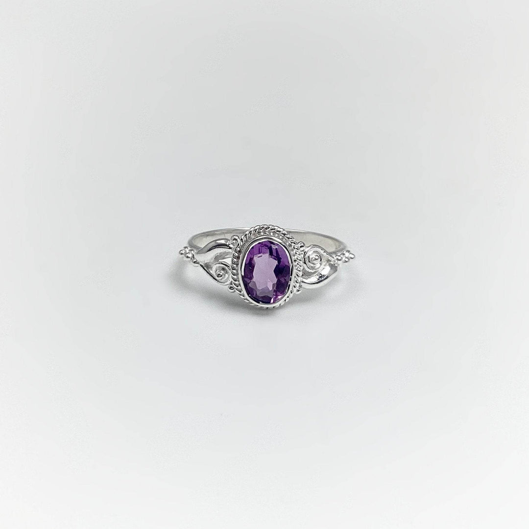 Amethyst Ring-Rocks and Gems Canada