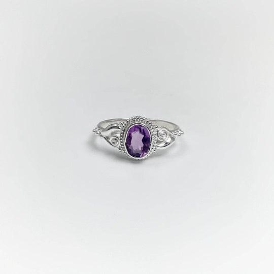 Amethyst Ring-Rocks and Gems Canada
