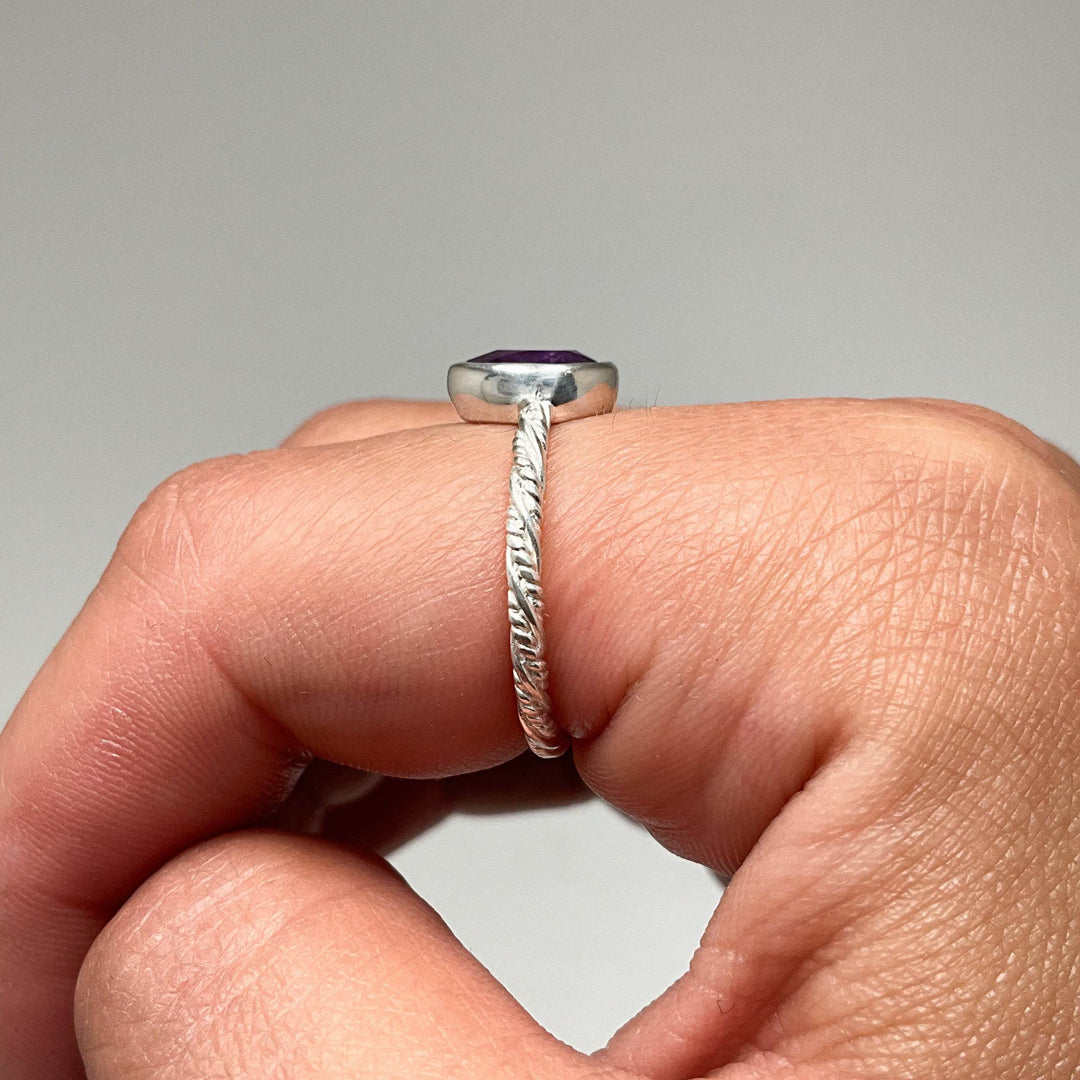 Amethyst Ring-Rocks and Gems Canada