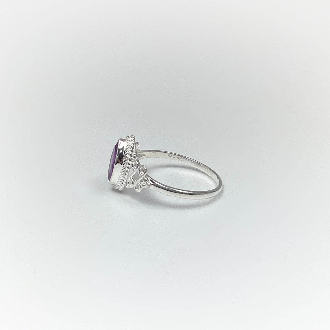 Amethyst Ring-Rocks and Gems Canada