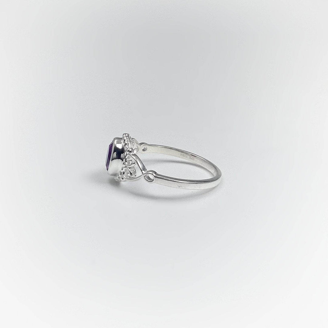 Amethyst Ring-Rocks and Gems Canada
