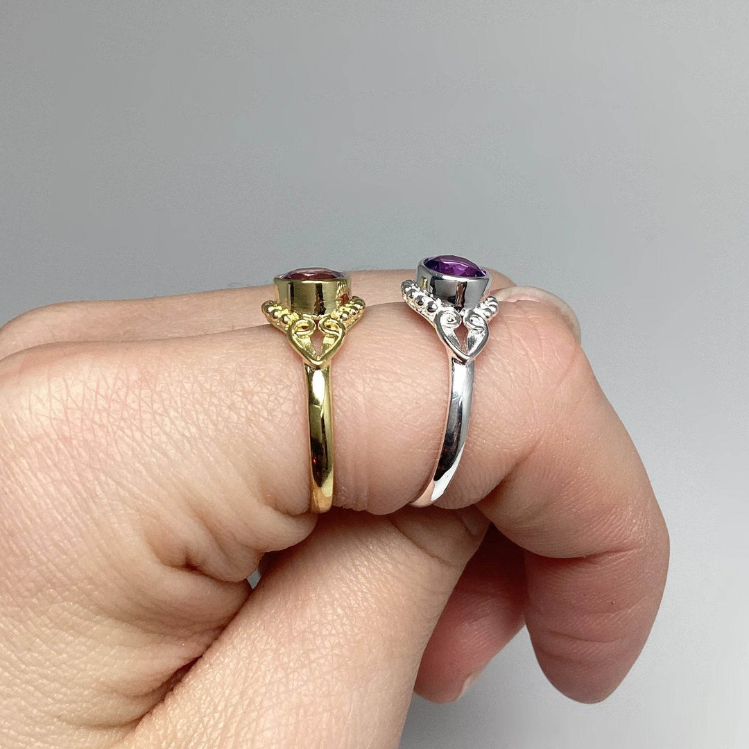Amethyst Ring-Rocks and Gems Canada