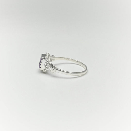 Amethyst Ring-Rocks and Gems Canada