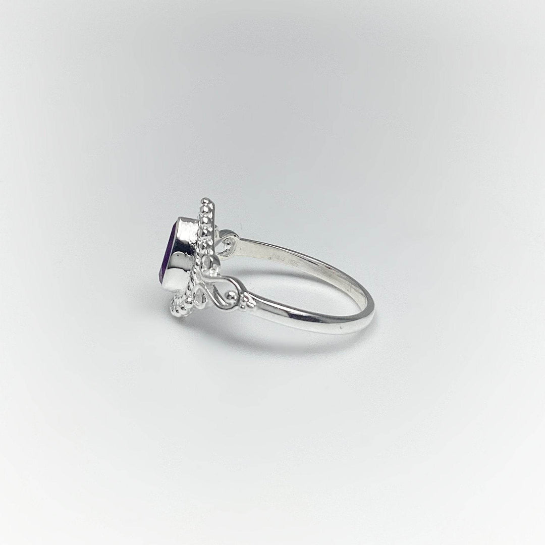Amethyst Ring-Rocks and Gems Canada