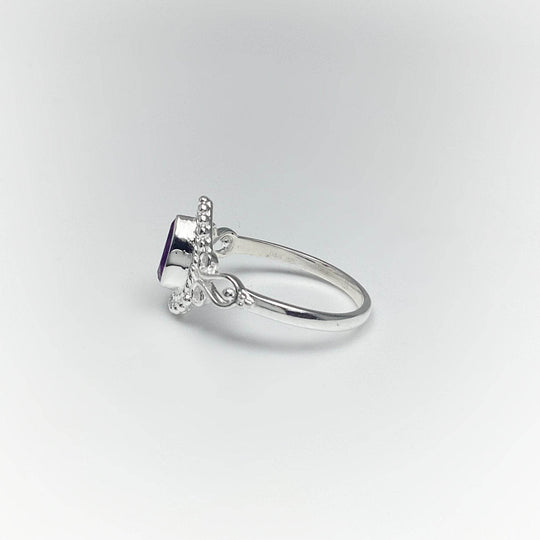 Amethyst Ring-Rocks and Gems Canada