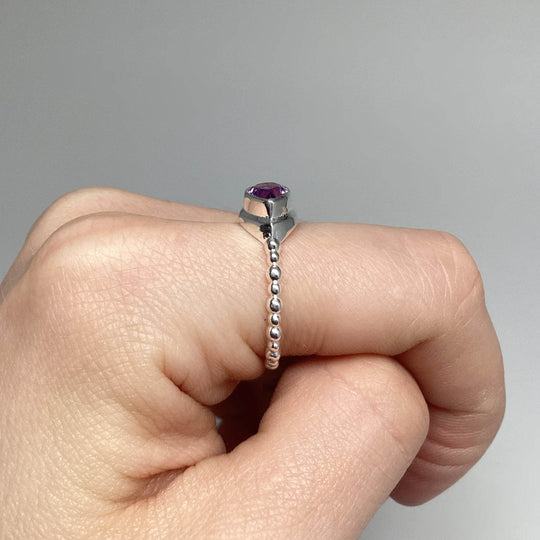 Amethyst Ring-Rocks and Gems Canada