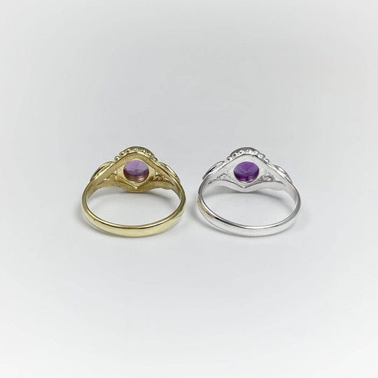 Amethyst Ring-Rocks and Gems Canada