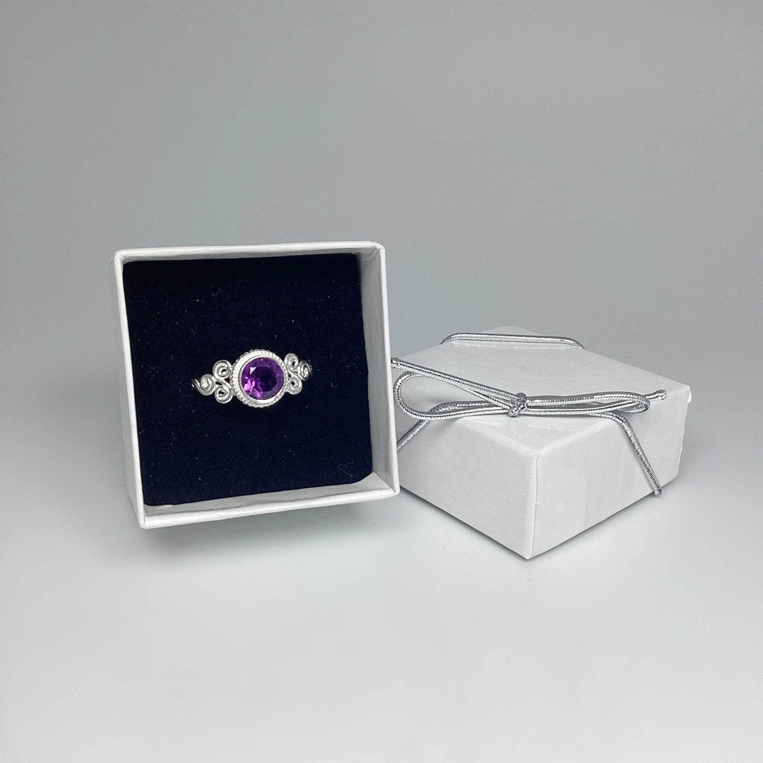 Amethyst Ring-Rocks and Gems Canada
