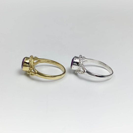 Amethyst Ring-Rocks and Gems Canada