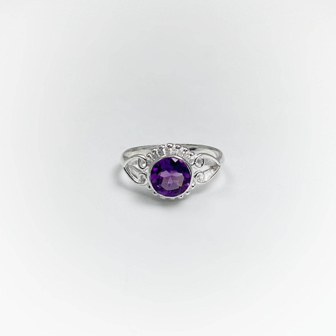 Amethyst Ring-Rocks and Gems Canada
