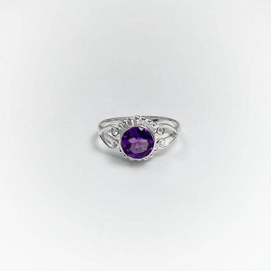 Amethyst Ring-Rocks and Gems Canada