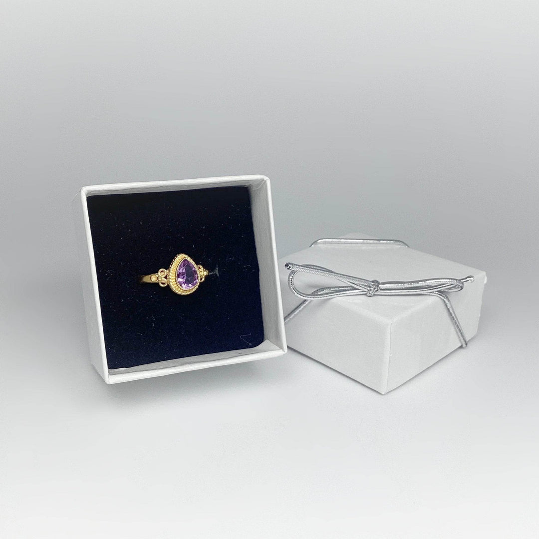 Amethyst Ring-Rocks and Gems Canada