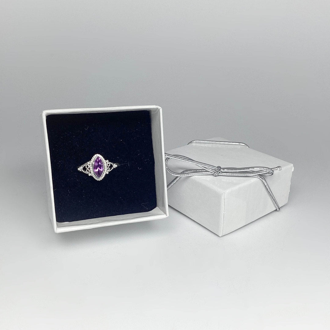 Amethyst Ring-Rocks and Gems Canada