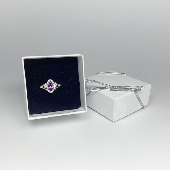 Amethyst Ring-Rocks and Gems Canada