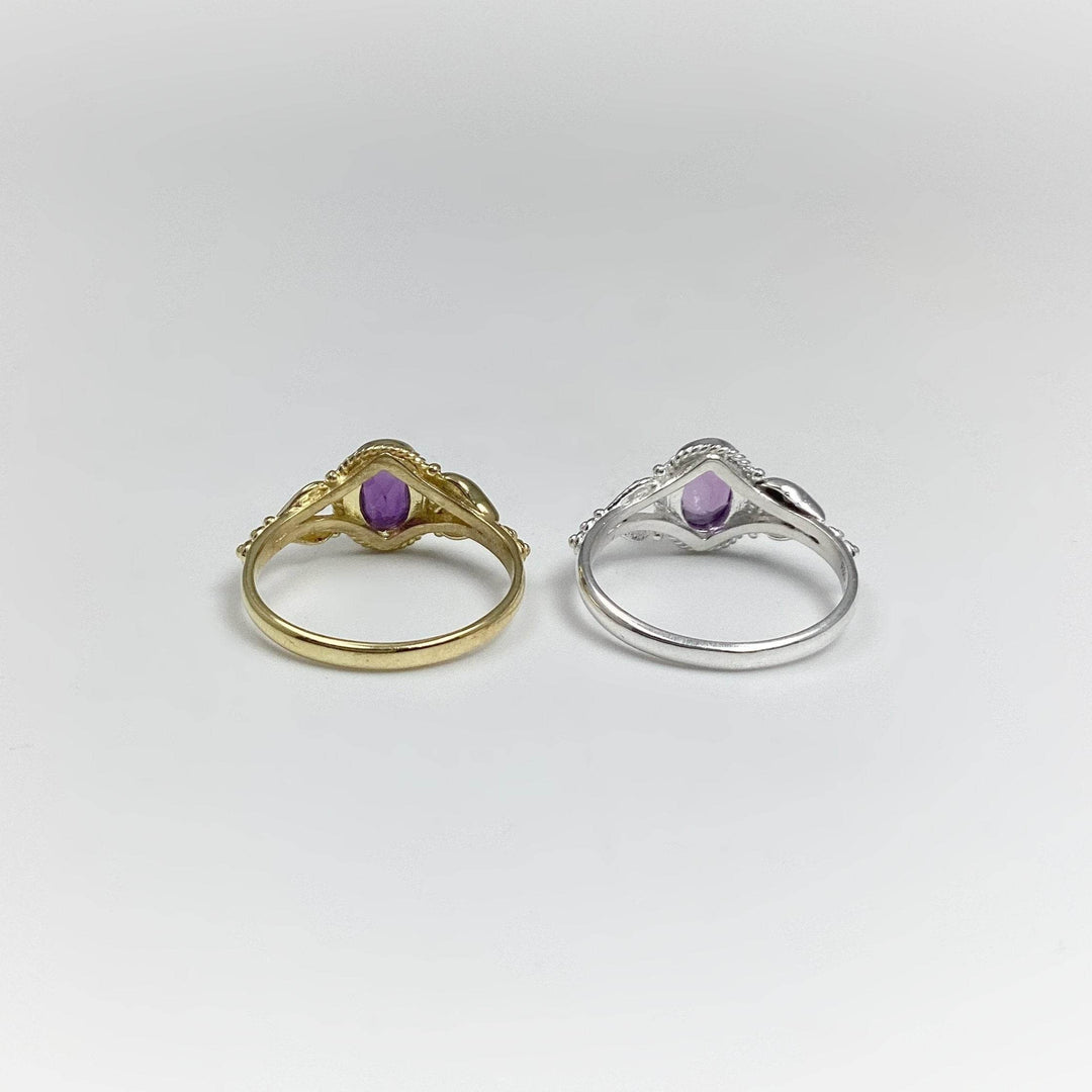 Amethyst Ring-Rocks and Gems Canada