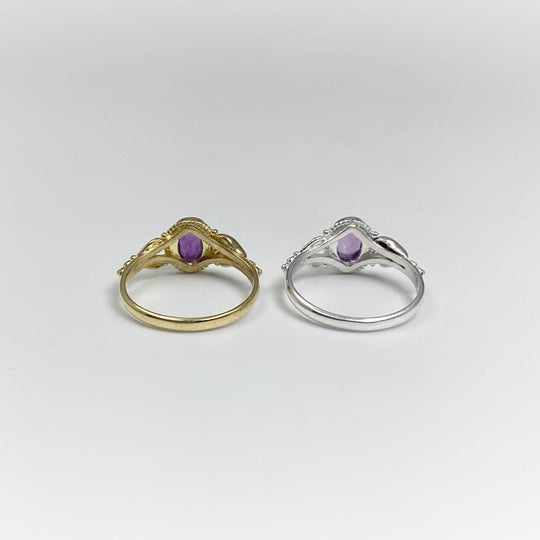 Amethyst Ring-Rocks and Gems Canada