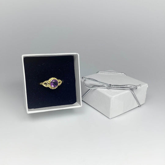 Amethyst Ring-Rocks and Gems Canada