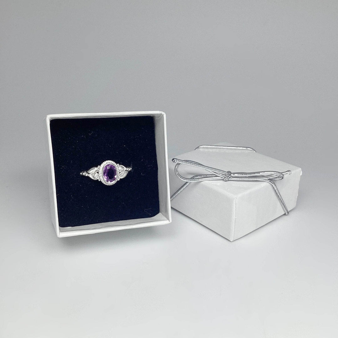 Amethyst Ring-Rocks and Gems Canada