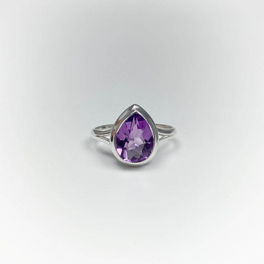 Amethyst Ring-Rocks and Gems Canada