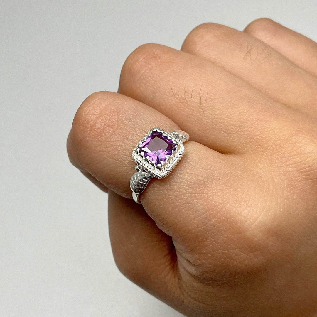 Amethyst Ring-Rocks and Gems Canada