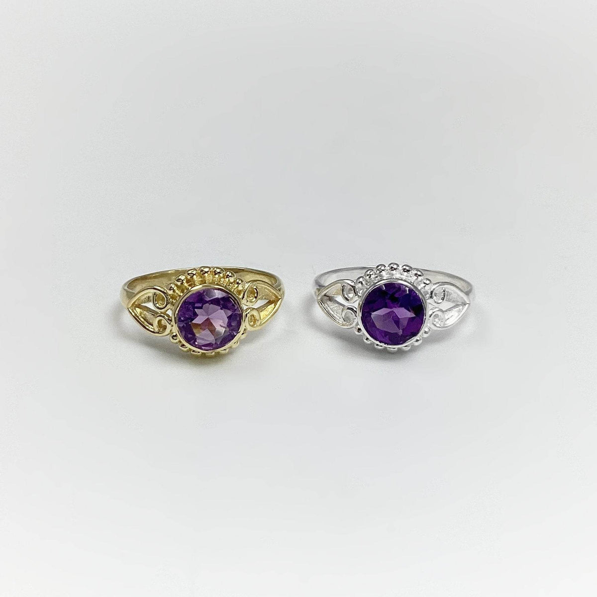 Amethyst Ring-Rocks and Gems Canada