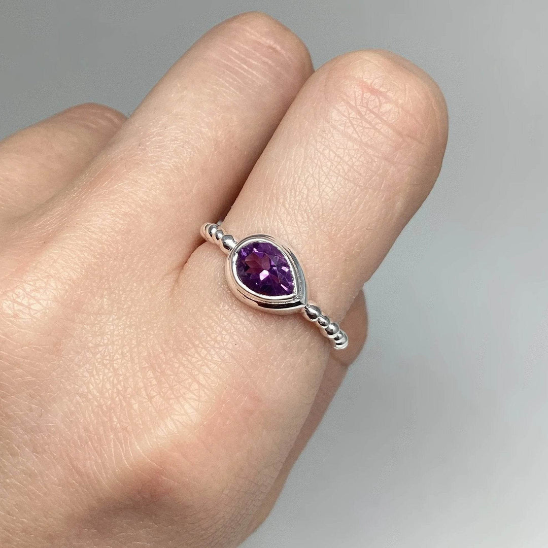 Amethyst Ring-Rocks and Gems Canada
