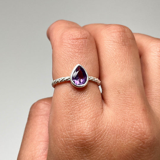 Amethyst Ring-Rocks and Gems Canada