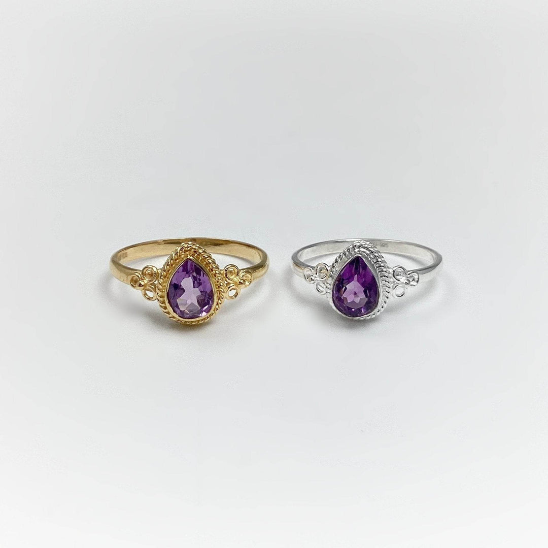 Amethyst Ring-Rocks and Gems Canada