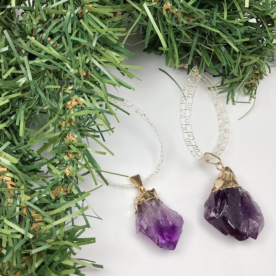 Amethyst Christmas Ornament - Rocks and Gems Canada