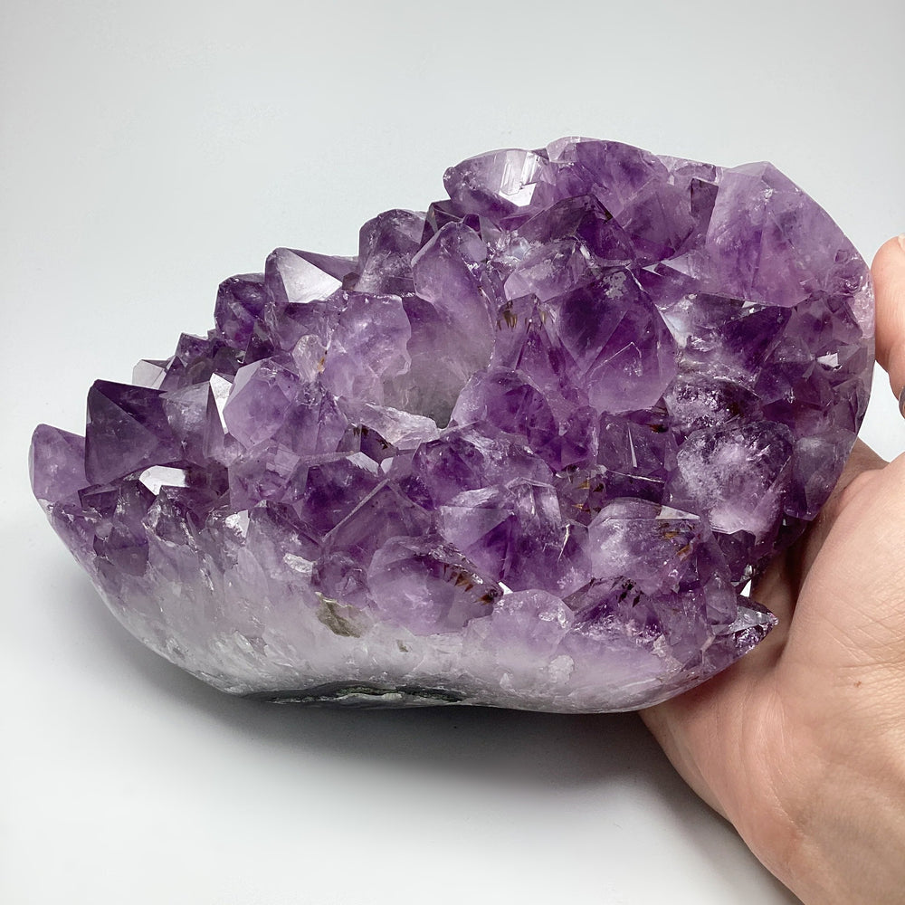 Amethyst Druze Candle Holder - Rocks and Gems Canada