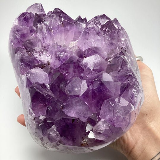 Amethyst Druze Candle Holder - Rocks and Gems Canada