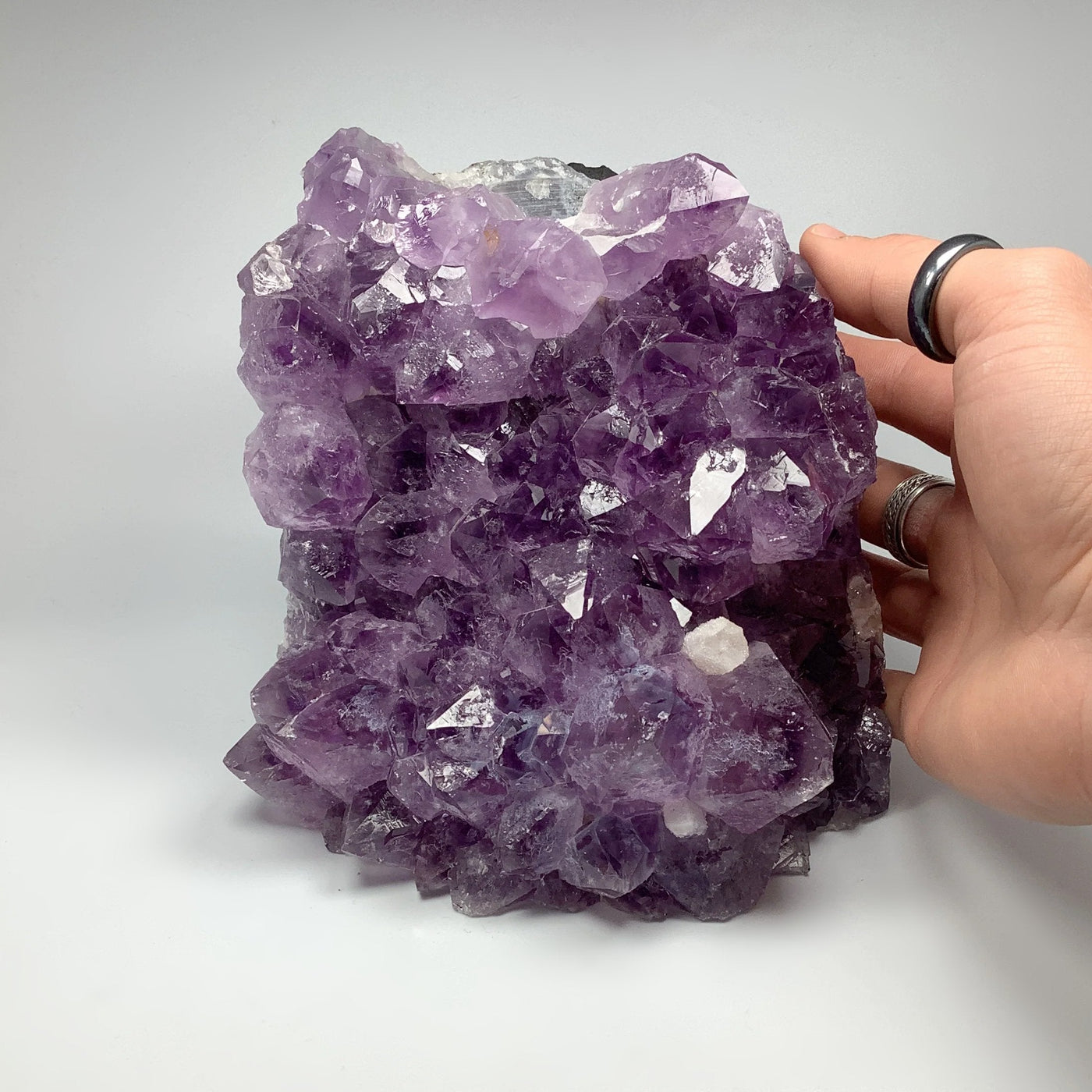Amethyst Druze Candle Holder