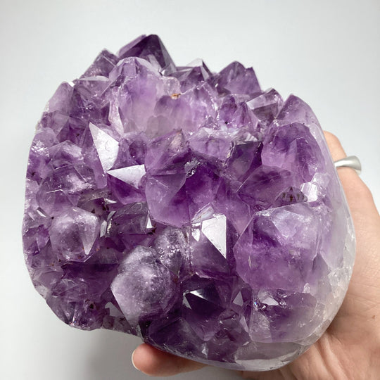 Amethyst Druze Candle Holder - Rocks and Gems Canada