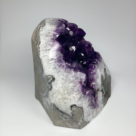 Amethyst Druze Cluster Large Stand Up - Rocks and Gems Canada