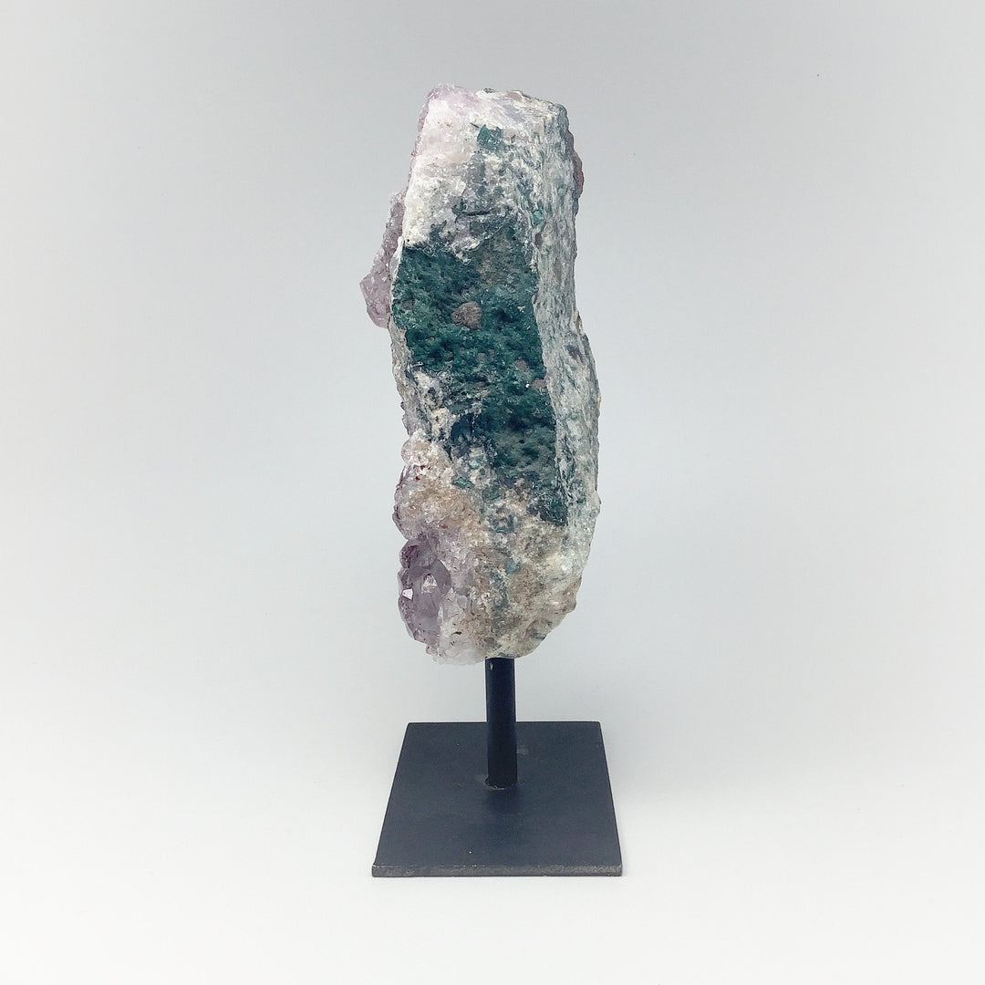 Amethyst Druze Cluster on Stand - Rocks and Gems Canada