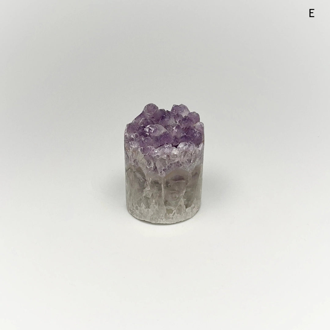Amethyst Druze Cylinder Stand Up - Rocks and Gems Canada