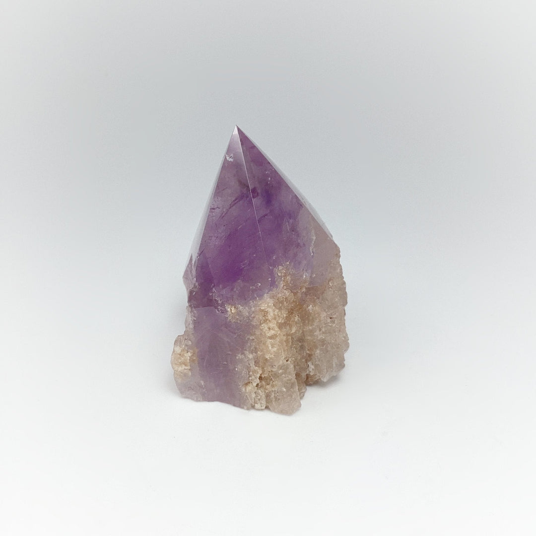 Amethyst Half Polished Point - Rocks and Gems Canada