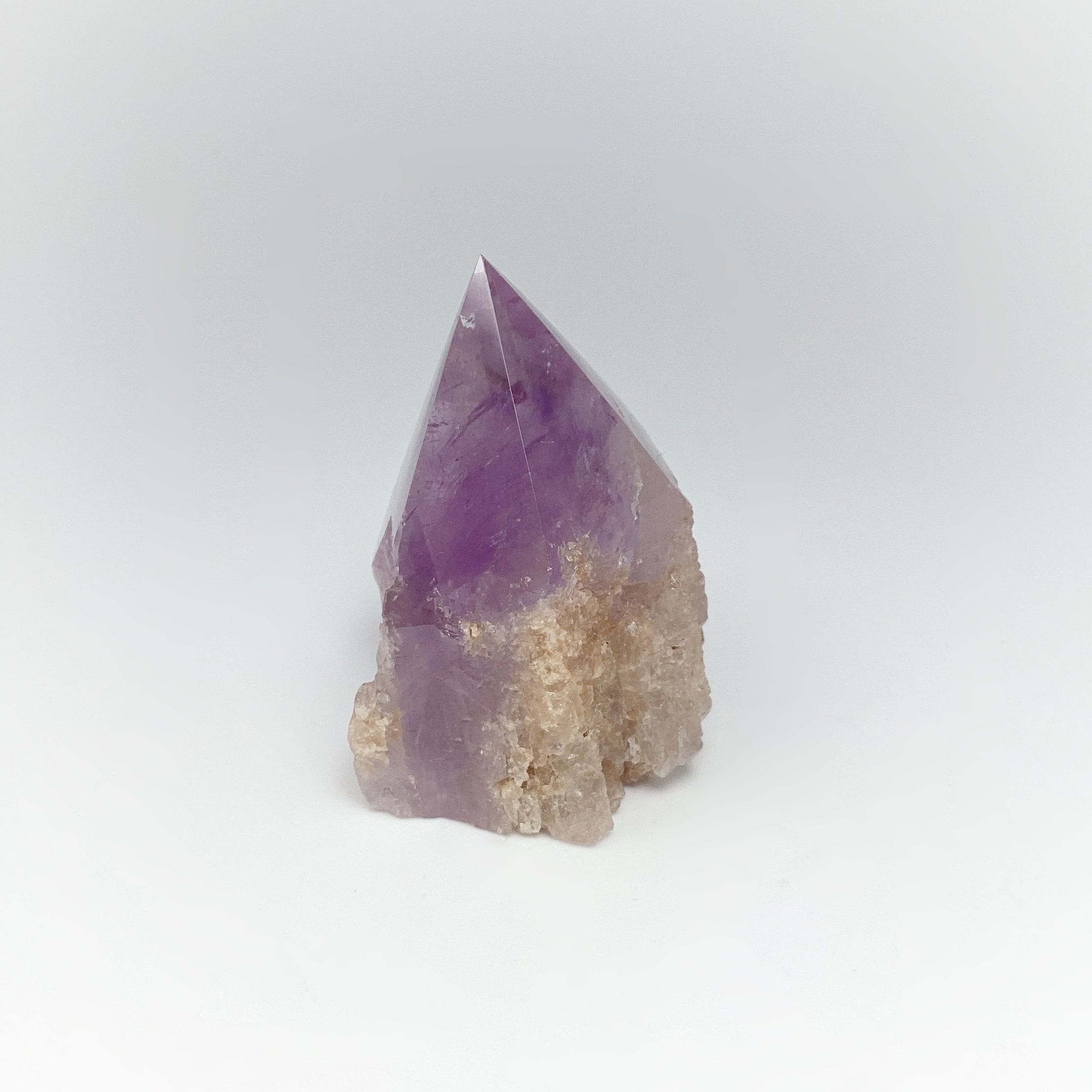 Amethyst Half Polished Point - Rocks and Gems Canada