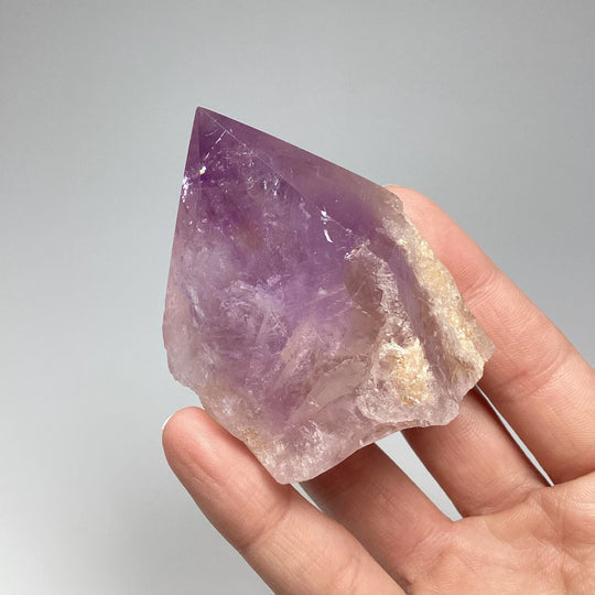 Amethyst Half Polished Point - Rocks and Gems Canada